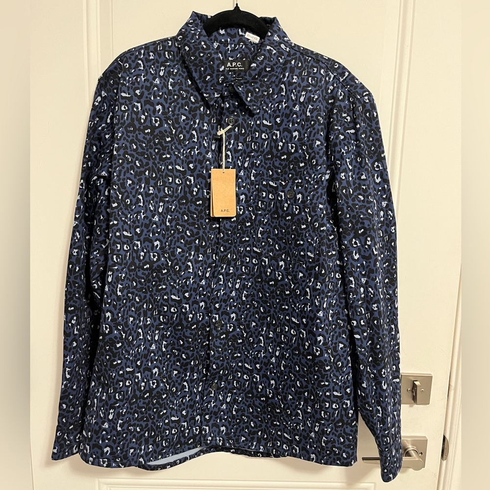NWT - A.P.C. Men's Surchemise Mathys Overshirt - Size XXL